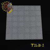 Battlefield Tiles 6" x 6" - A - STL Download