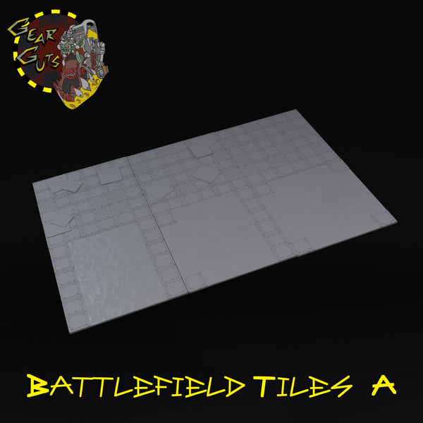 Battlefield Tiles 6" x 6" - A - STL Download