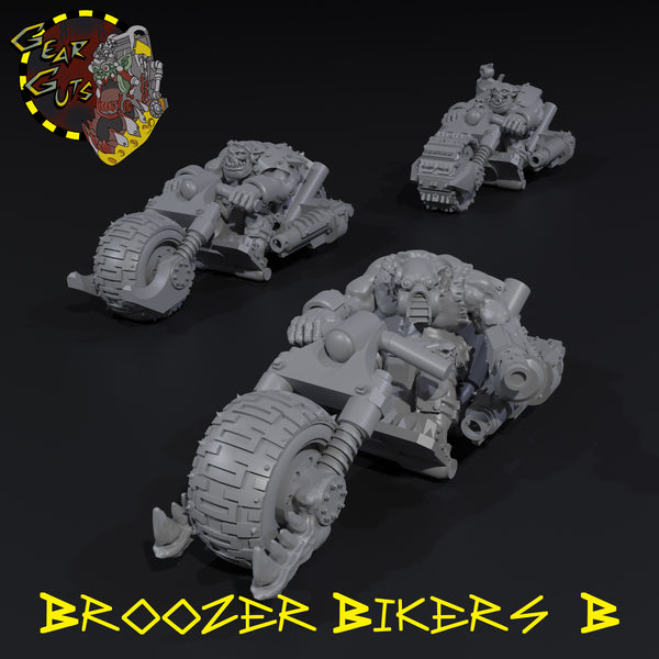 Broozer Bikers x3 - B - STL Download