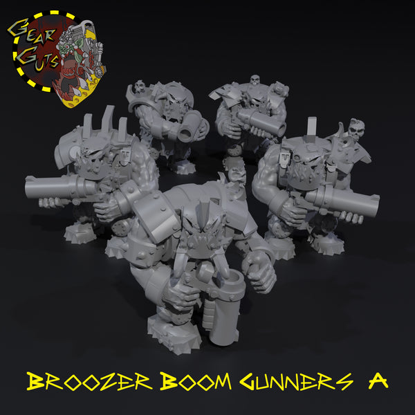 Broozer Boom Gunners x5 - A - STL Download