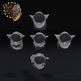 Broozer Heads x5 - A - STL Download