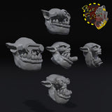 Broozer Heads x5 - A - STL Download