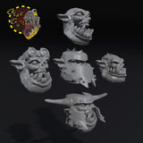 Broozer Heads x5 - B - STL Download