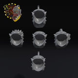 Armored Broozer Heads x5 - F - STL Download