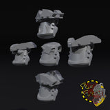 Pirate Broozer Heads x5 - B