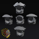 Pirate Broozer Heads x5 - B