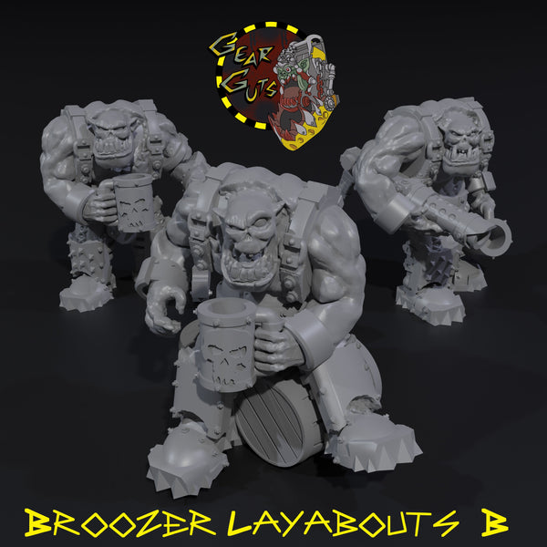 Broozer Layabouts x3 - B - STL Download