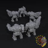 Broozer Scrap Gunners x5 - A - STL Download