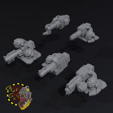 Dogosaur Guns x5 - A - STL Download