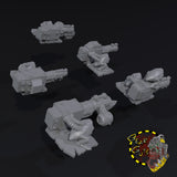 Dogosaur Guns x5 - A - STL Download