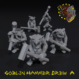 Goblin Hammer Crew x5 - A - STL Download