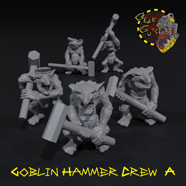 Goblin Hammer Crew x5 - A - STL Download
