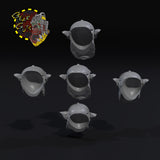 Hick Broozer Head Set x5 - A - STL Download