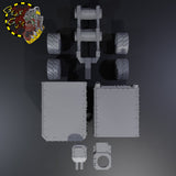 Hick Broozer Dakka Wagon - Rear - STL Download