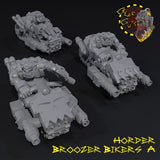 Horder Broozer Bikers x3 - A - STL Download