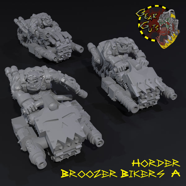 Horder Broozer Bikers x3 - A - STL Download