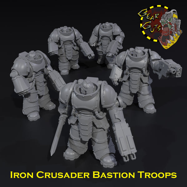 Iron Crusader Bastion Troops x5