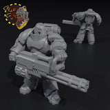 Iron Crusader Assault Cannon Troops x5 - A