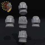 Iron Crusader Bare Heads x5 - A