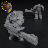 Iron Crusader Heavy Flamethrowers x5 - A