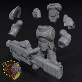 Iron Crusader Heavy Flamethrowers x5 - A