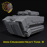 Iron Crusader Heavy Tank - B - STL Download