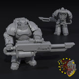 Iron Crusader Laser Troops x5 - A
