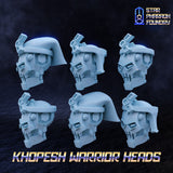 Khopesh Warrior Heads x6
