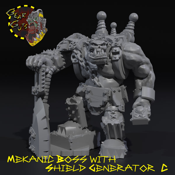 Mekanic Boss with Shield Generator - C - STL Download