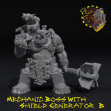Mekanic Boss with Shield Generator - E - STL Download