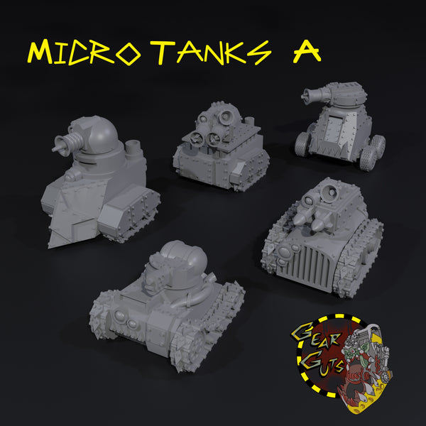 Micro Tanks - A - STL Download