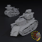 Mini Tanks x4 - A - STL Download