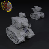 Mini Tanks x4 - A - STL Download