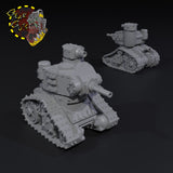 Mini Tanks x4 - A - STL Download