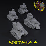 Mini Tanks x4 - A