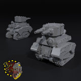 Mini Tanks x4 - B - STL Download