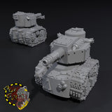 Mini Tanks x4 - D - STL Download