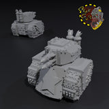 Mini Tanks x4 - D - STL Download