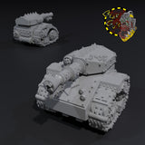 Mini Tanks x4 - D - STL Download