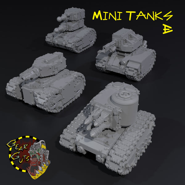 Mini Tanks x4 - E