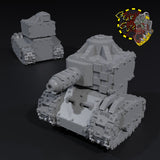 Mini Tanks x4 - F - STL Download