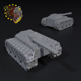 Mini Tanks x4 - F - STL Download