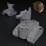 Mini Tanks x4 - I - STL Download