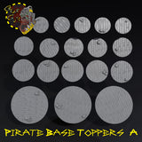 Pirate Base Toppers - A - STL Download