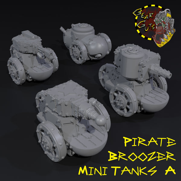 Pirate Broozer Mini Tanks - A - STL Download