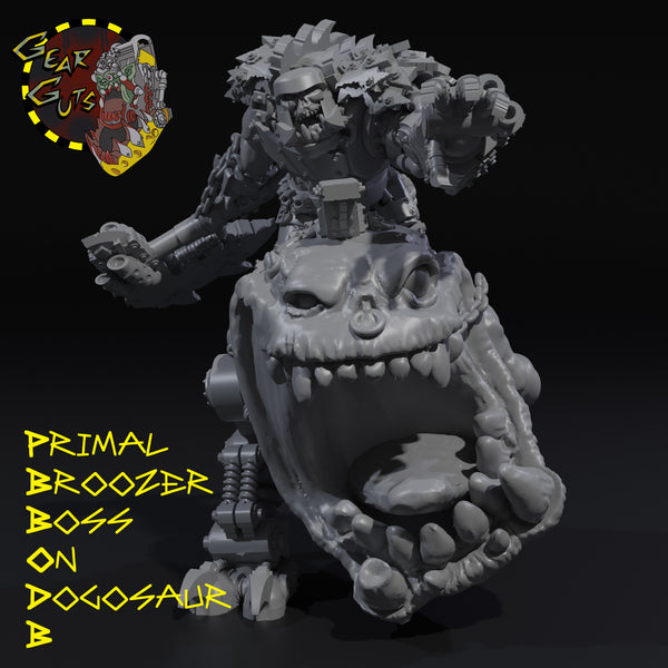 Primal Broozer Boss on Dogosaur - B