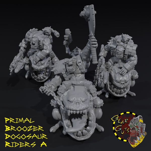 Primal Broozer Dogosaur Riders x3 - A