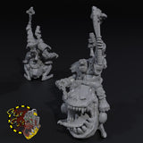 Primal Broozer Dogosaur Riders x3 - A - STL Download