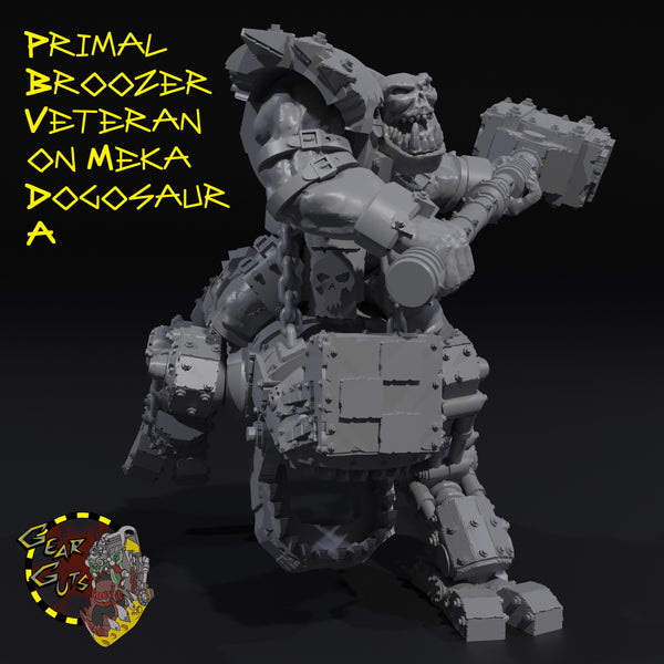 Primal Broozer Veteran on Meka Dogosaur - A - STL Download