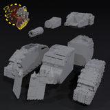 Shield Wall Tank - F - STL Download
